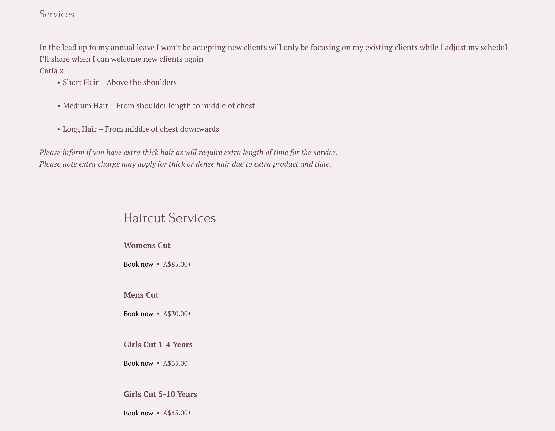 Previous Square-based service selection