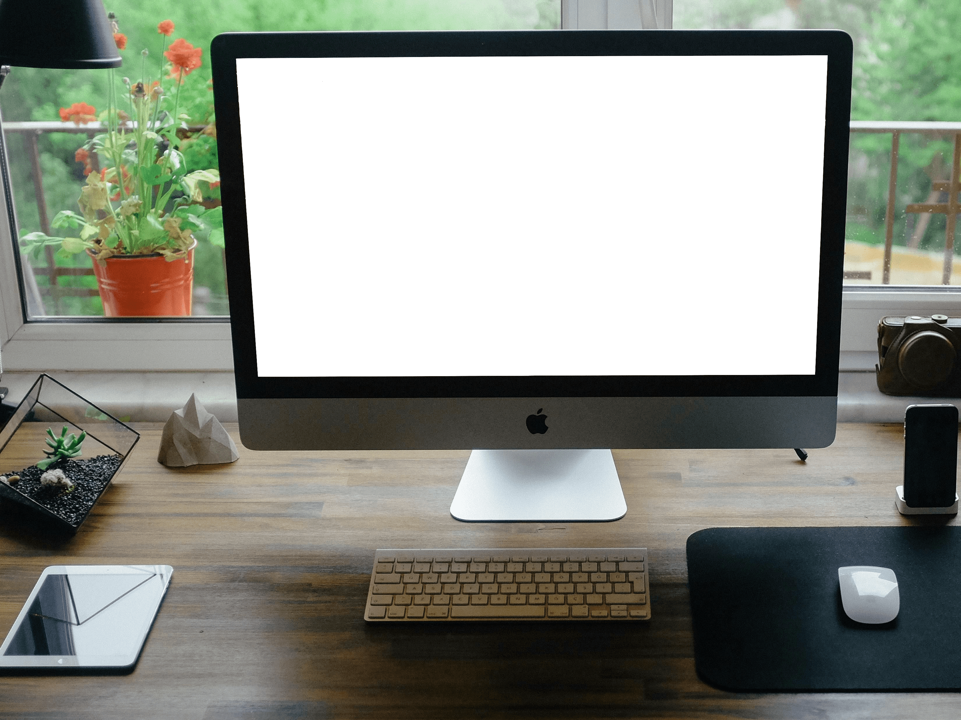 Desktop mockup frame